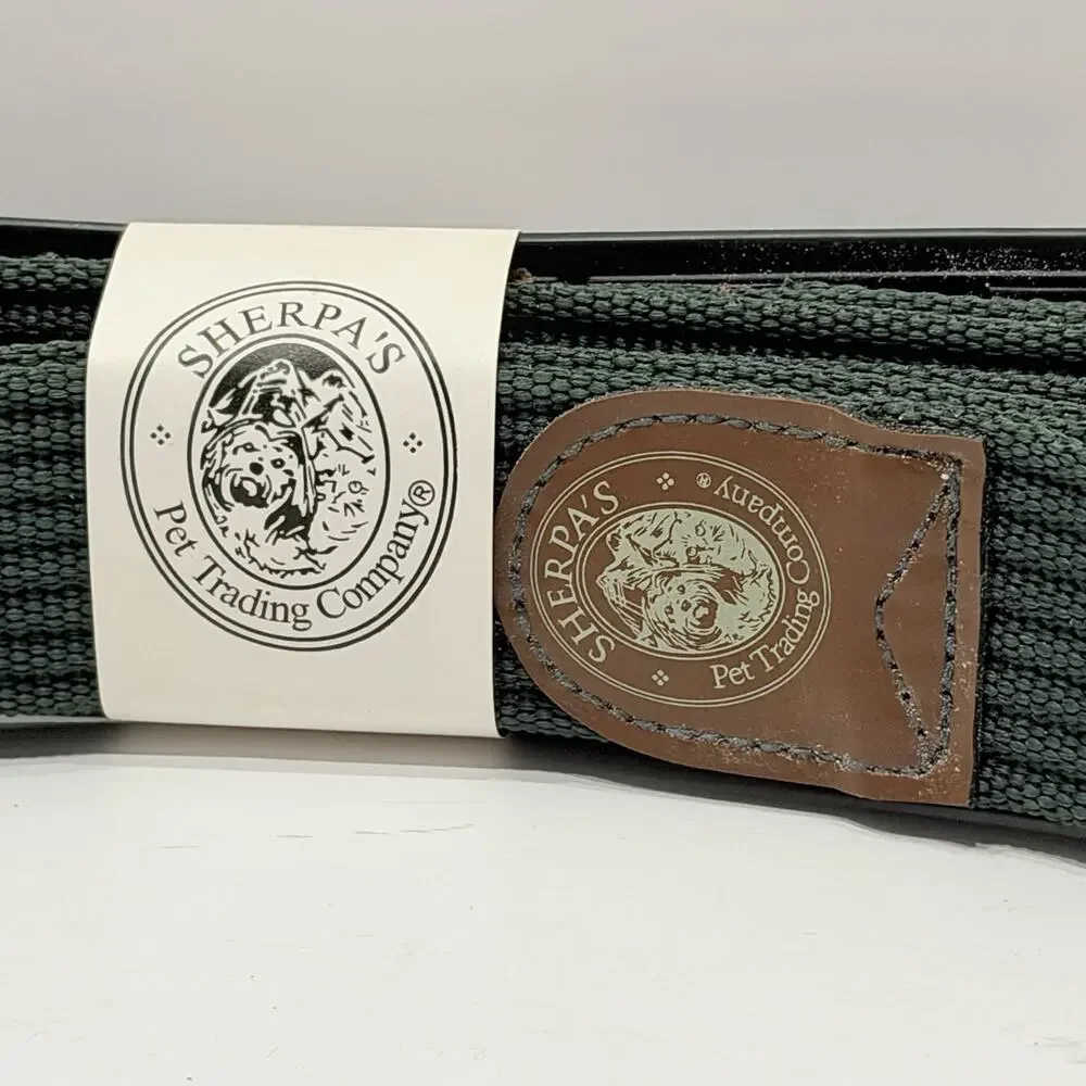 Sherpa’s Pet Trading Company Pet Carrier Strap Green